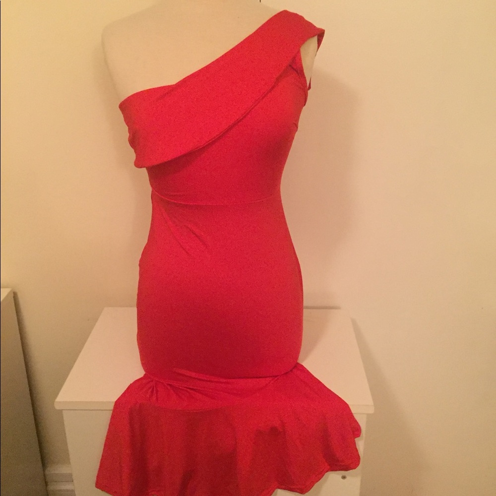 One Shoulder Bodycon Mermaid Dress